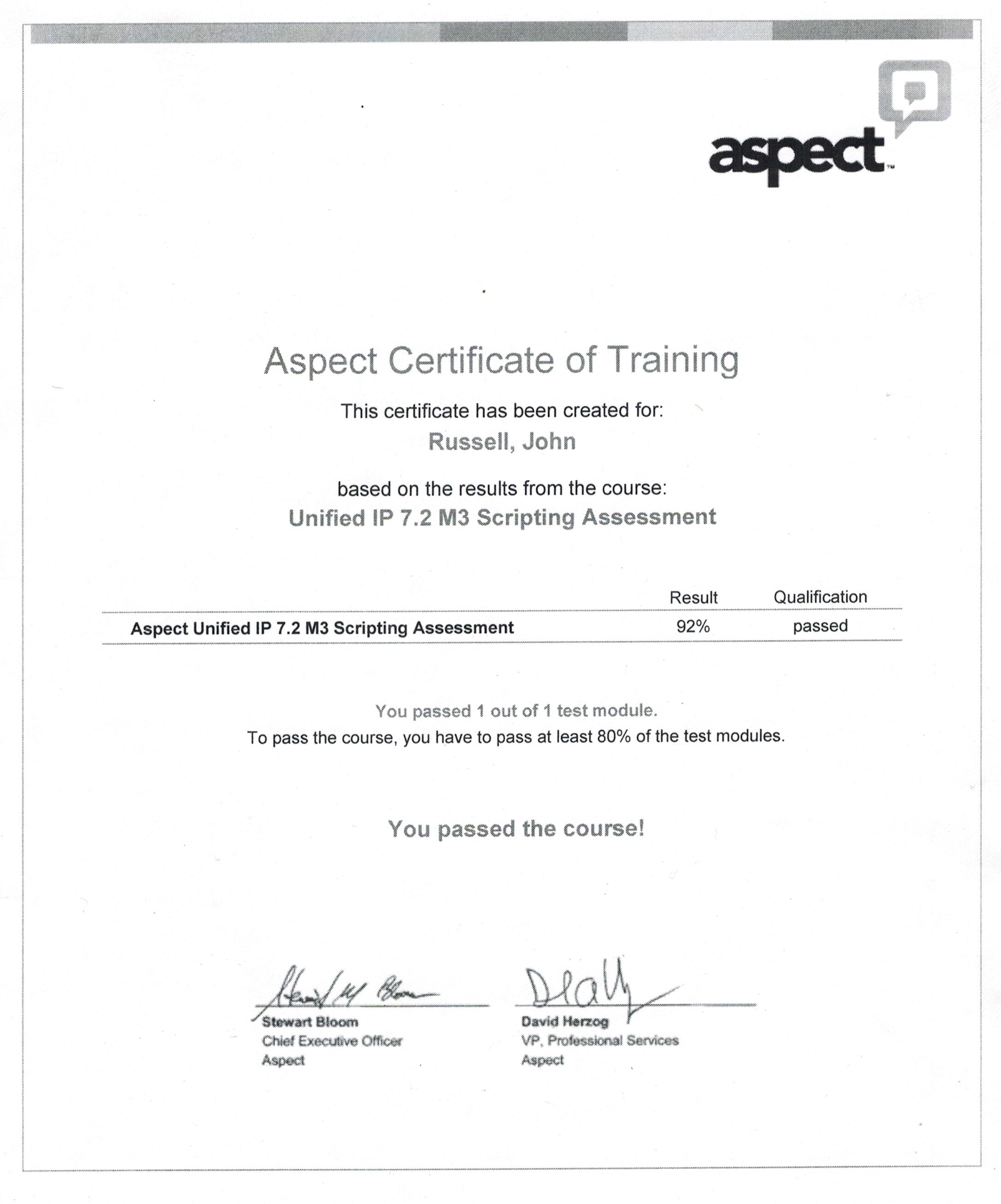 Certificate image